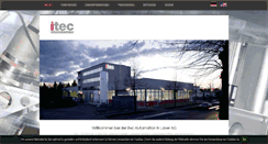 Desktop Screenshot of itec-online.de